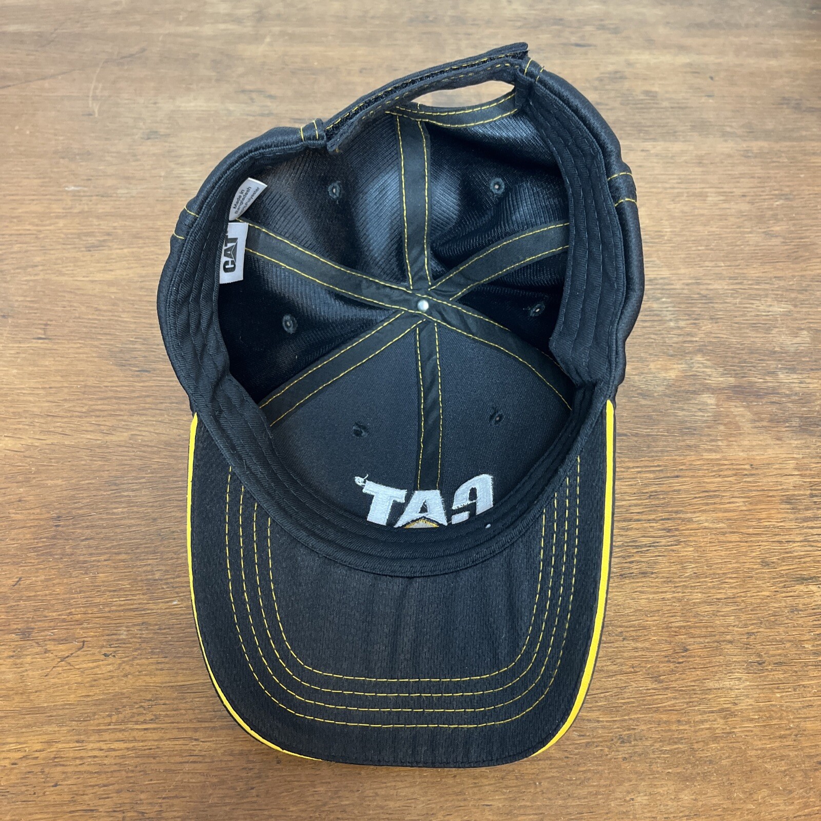 Cat Caterpillar 100% Polyester Strapback Baseball… - image 5