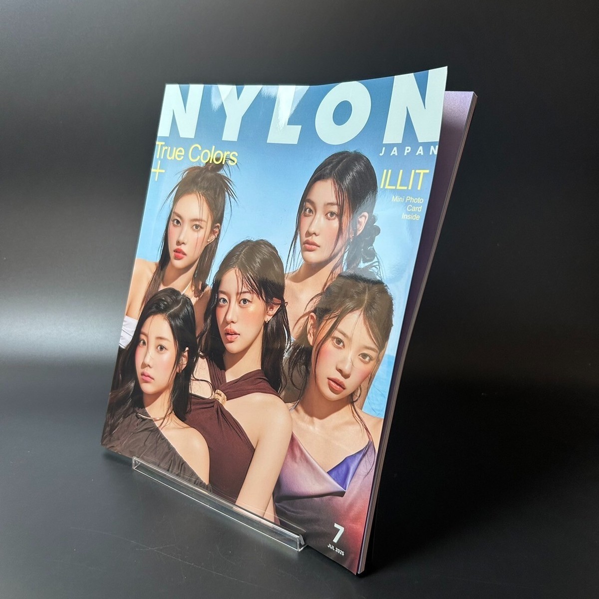 NYLON JAPAN July 2025 Magazine + ILLIT Mini Photocard