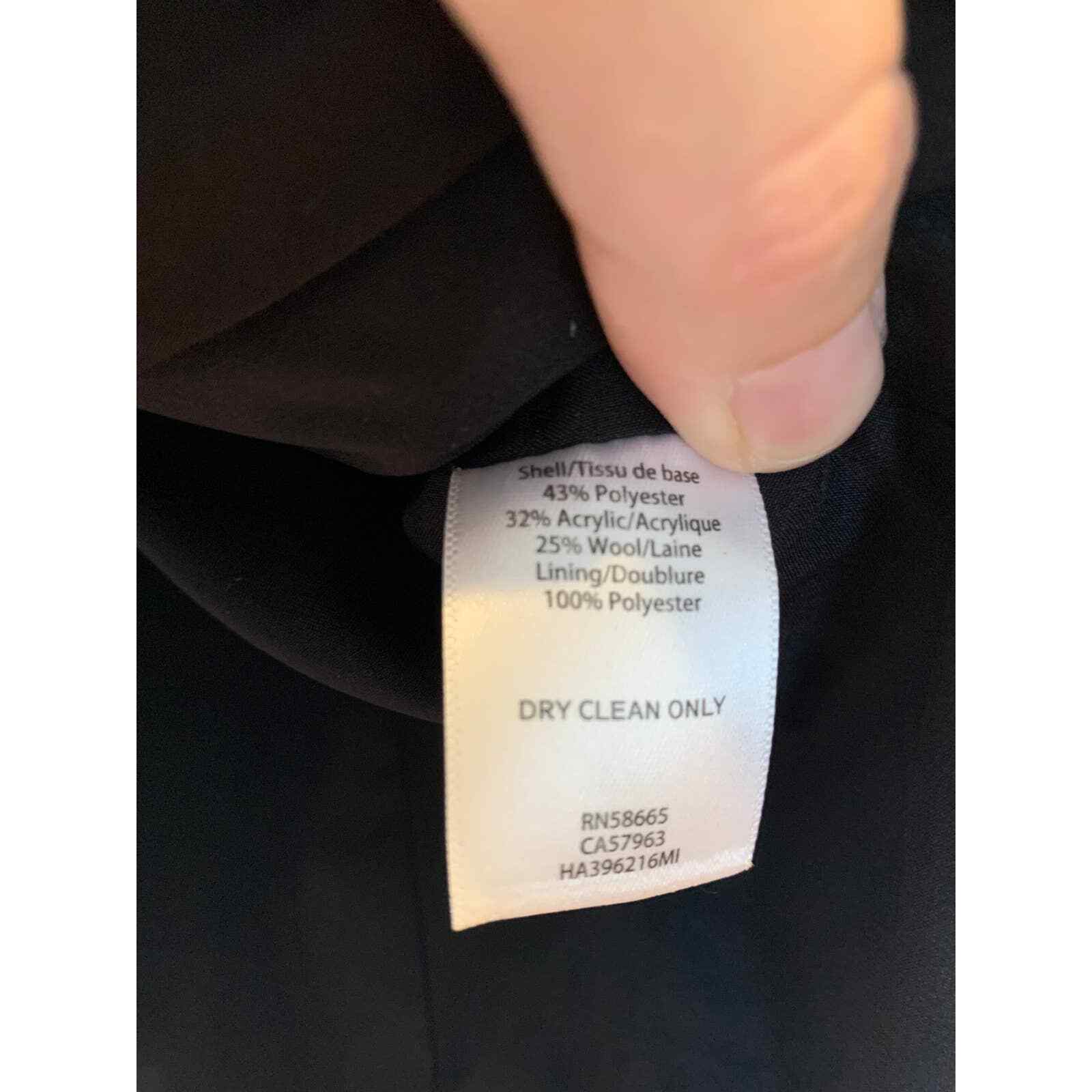 Halogen Wool Blend Button Down Coat S - image 4