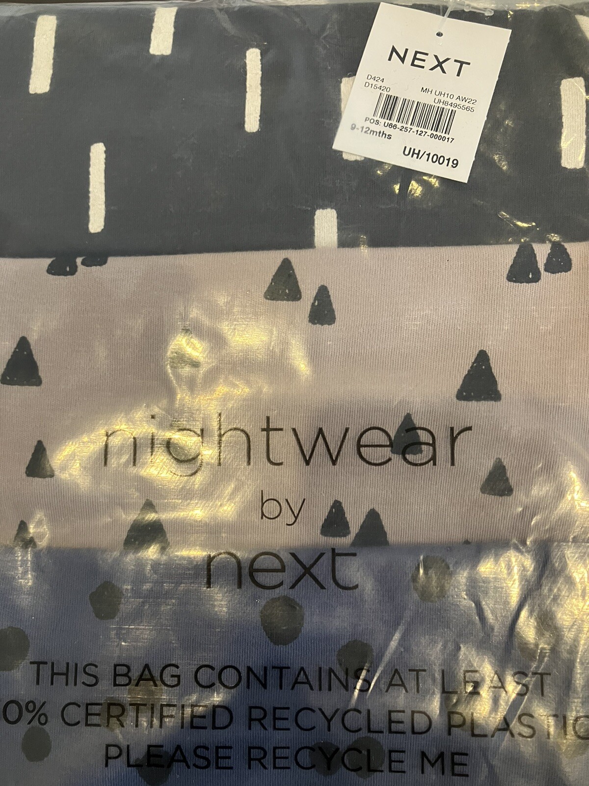 Brandneu Next Baby Kleinkind Jungen 3er-Pack Schlafanzüge 9-12 Monate Brandneu Next Baby Kleinkind Jungen 3er-Pack Schlafanzüge 9-12 Monate