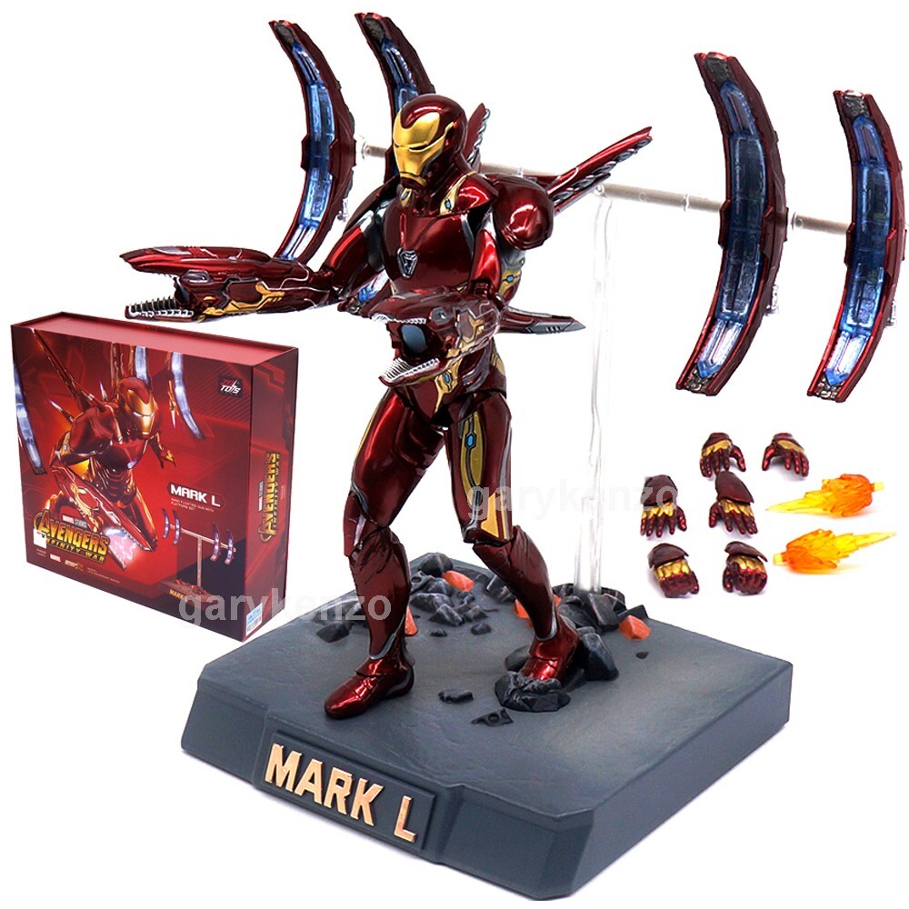 ZD Toys Iron Man Mark L MK50 Action Figure Marvel 10th Anniversary