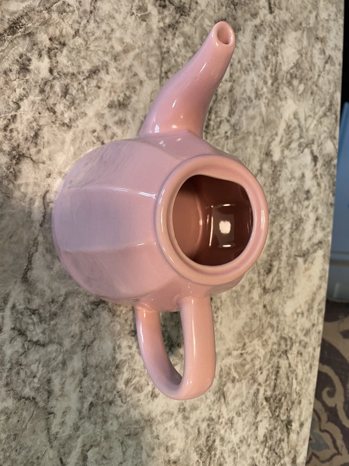 Tetera Chantal Rosa Cerámica Chantal 2003 Microondas Apta 3 Tazas Usada en Excelente Condición Foto 3 de 4