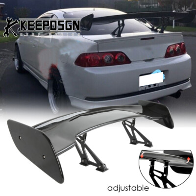 GLOSS 47'' Rear Trunk Spoiler Wing GT Style Adjustable Bracket for Acura TSX