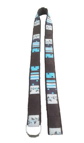 Amanda Smith Genuine Snake Skin Vinyl Lined Black Belt 5  display picture 1