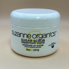 Suzanne Organics Peppermint Creme Sugar Scrub 8 oz/227g New