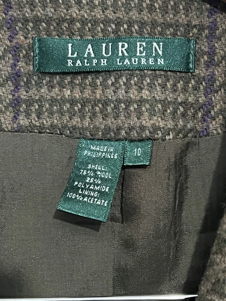 Blazer vintage talla 10 Ralph Lauren equitación hacking ecuestre preppy academia mujer Foto 3 de 4