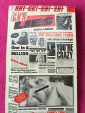 VINTAGE audio music CASSETTE heavy metal GUNS N' ROSES lies lies lies 1988