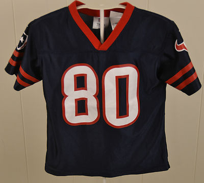 NFL Team apparel Houston Texans Jersey #80 Andre Johnsons Youth Medium 5/6 Blue