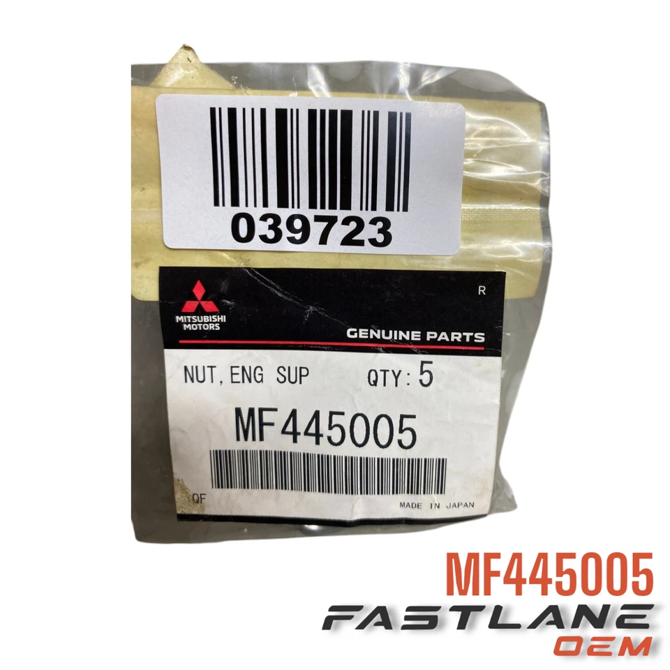 MITSUBISHI MIRAGE 2000-2020 BARRA ESTABILIZADORA TUERCA DE ENLACE (JUEGO DE 5) NUEVO OEM MF445005 Foto 4 de 4