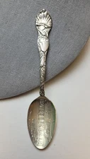 Antique Shepard Mfg Co .925 Sterling Silver Redondo Beach Calif Souvenir Spoon