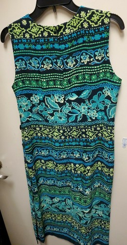 Vestido RK Petite Floral Maxi Talla 8p Wp6 - Imagen 2 de 3
