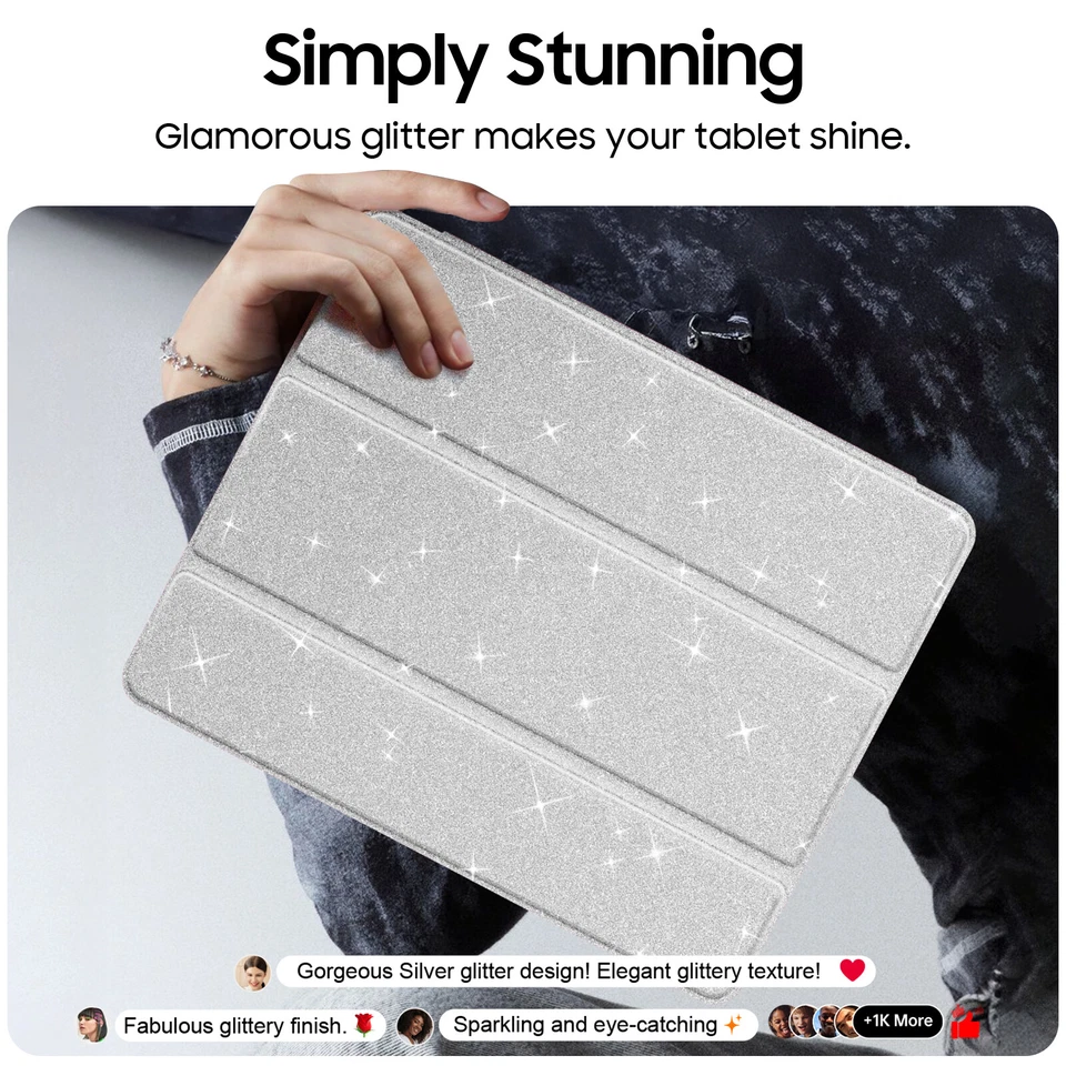 Hybrid Slim Case for iPad Air 13-inch (M3)/M2 2025 2024 Transparent Back Cover - Image 3 of 4