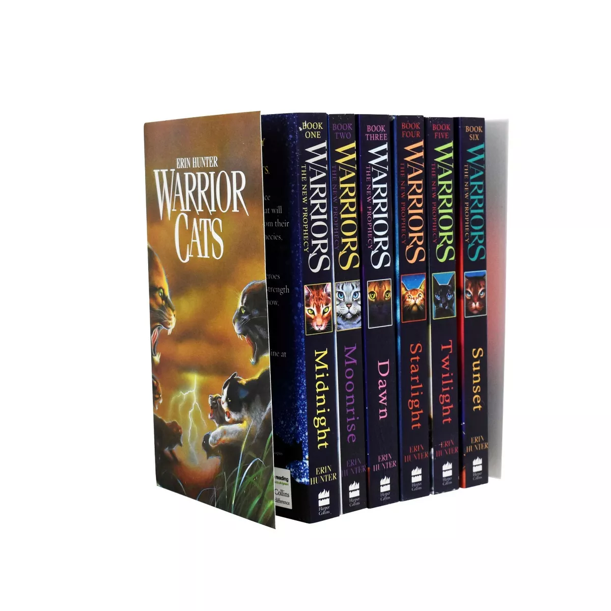 Warrior Cats (Series 2) New Prophecy 6 Books By Erin Hunter-Ages 8