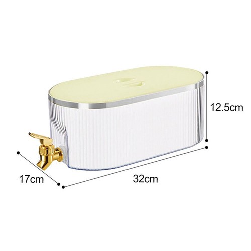 PP Cold Kettle With Faucet 5.3L Juice Water Pitcher/Home Beverage Dispenser - 第 3/38 張圖片
