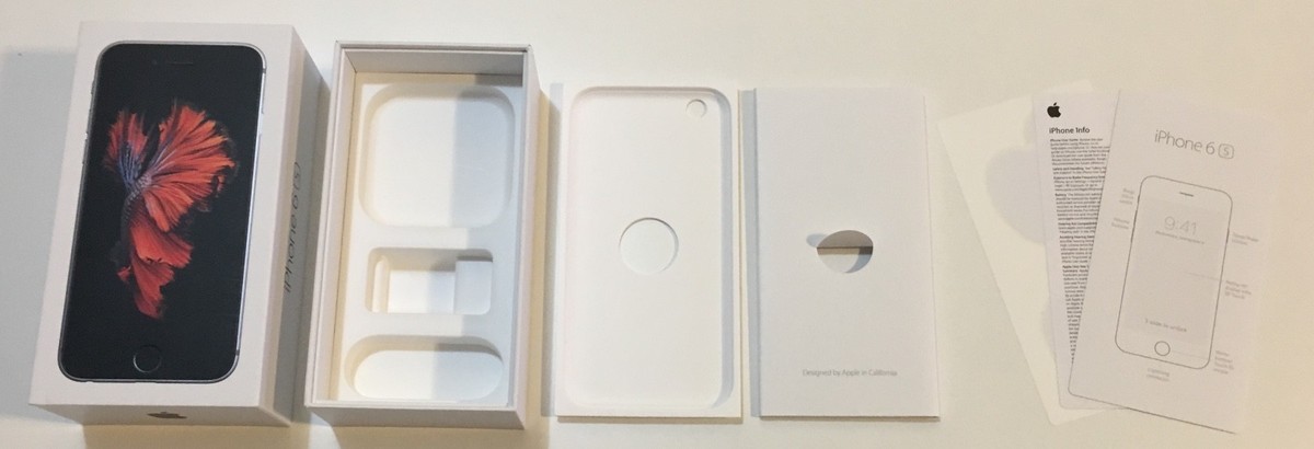 iPhone 6s Original Retail Box - Space Gray -16G - **EMPTY BOX ONLY