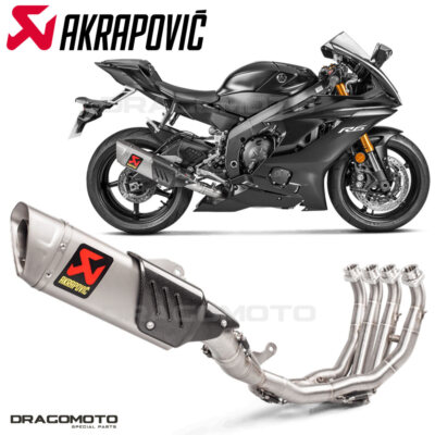 YAMAHA YZF-R6 2008-2022 Full exhaust AKRAPOVIC Evo RC S-Y6E9-APT