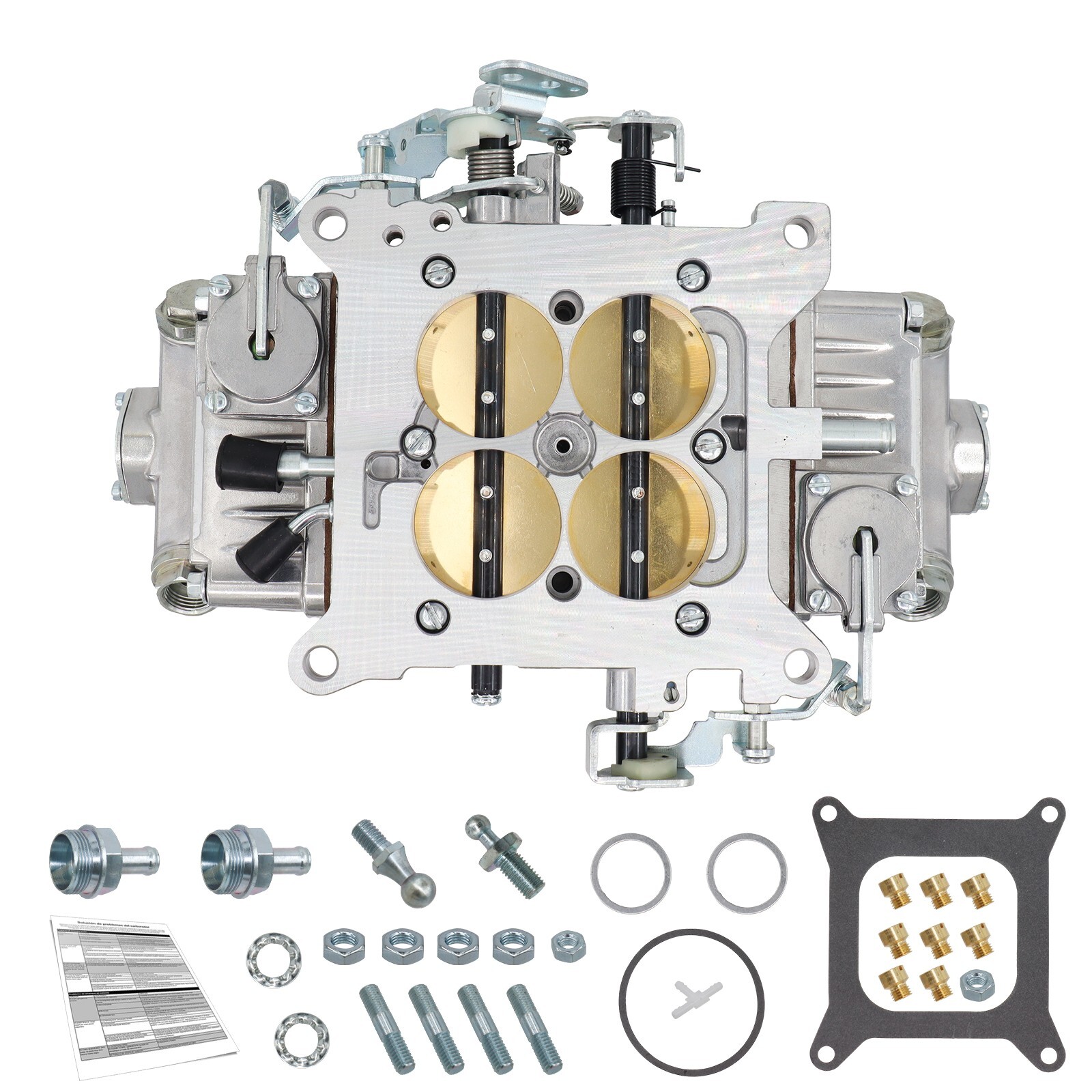 4 Barrel 850CFM Performance Race Carburetor Double Pumper Mechanical BR ...