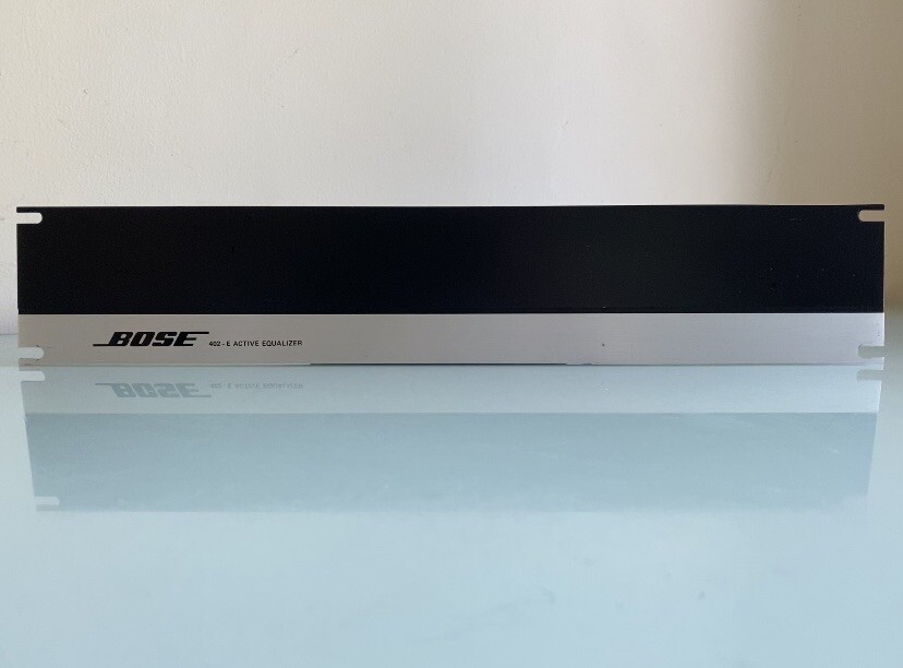 Bose 402-E Active Equalizer with 19” Rack Mount Faceplate Made in