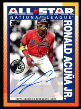 2025 Topps Series 2 Ronald Acuna Jr.  1990 Topps All-Star On Card Auto Braves