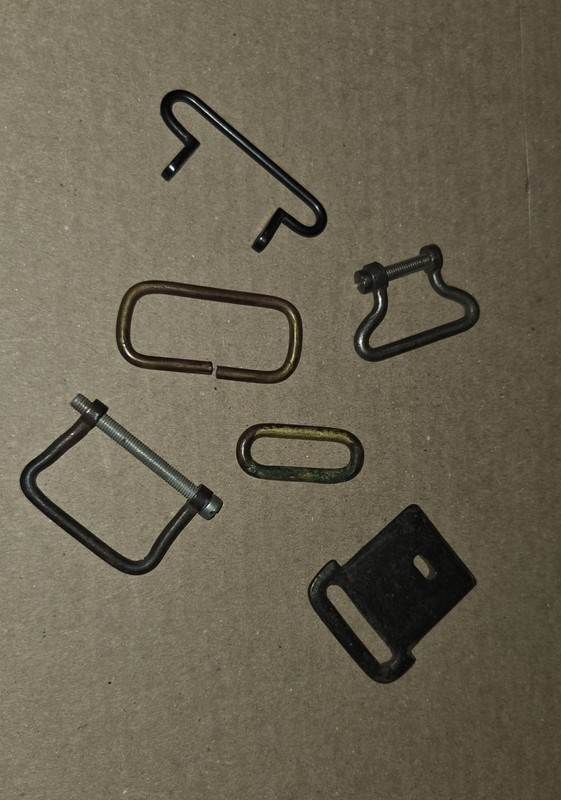 Military Sling Swivels Pieces Unknown 