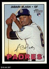 2016 Topps Heritage #597 Jabari Blash Padres RC 8 - NM/MT