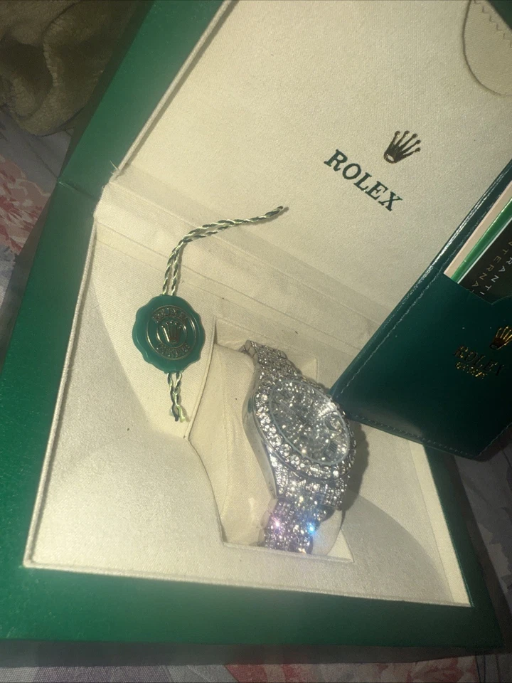 Мужские часы Rolex Datejust II 126300 41 мм нержавеющая сталь на заказ бриллиант 25 карат - Изображение 2 из 3