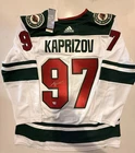 2025 NHL FANATICS UNDER WRAPS SIGNED JERSEY KYRILL KAPRIZOV MINNESOTA WILD