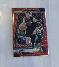 2024-25 Panini Prizm Monopoly - Luka Doncic #49 - Red Wave - Dallas Mavericks