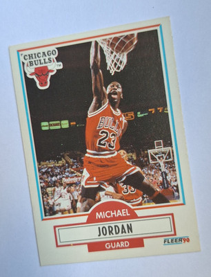 MICHAEL JORDAN 1990 Fleer #26 CHICAGO BULLS