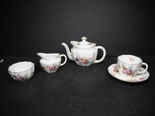 Royal Crown Derby Posies Tea For One Set - Teapot Cup Saucer Sugar Bowl Milk Jug