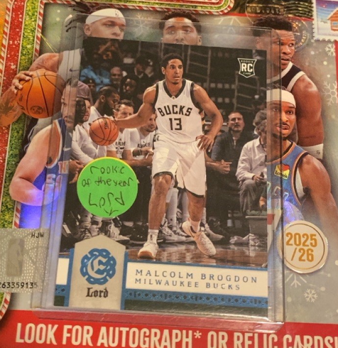 MALCOLM BROGDON RC 2016-17 EXCALIBUR LORD PARALLEL #98 BUCKS SP ROTY