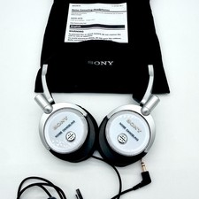 Sony MDR-NC6 Stereo Active Noise Cancelling Corded Headphones Over-Ear w/ pouch