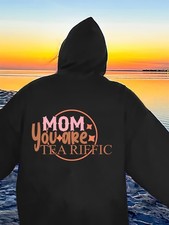 Womens Skull Print Stylish Pullover Hoodie with Pockets