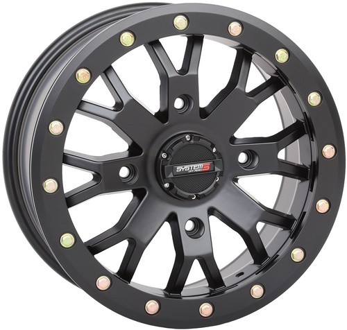 System 3 SB-4 14" Wheels Black (4+3) 29" Trekker Tires Yamaha YXZ (2019+) - Picture 2 of 4
