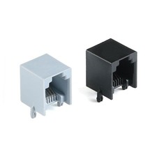 10Pcs 6P6C RJ11 RJ12 PCB Mount Telephone Modu...