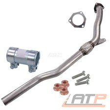 ABGASROHR HOSENROHR SET VORNE VORDERROHR FÜR SKODA SUPERB 1 3U 1.8 T BJ 01-08