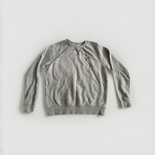 FILA Vintage Gray Crew Neck Pullover Sweatshirt Men Size M