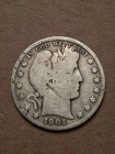 1901 BARBER HALF DOLLAR