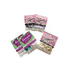 Vintage Craft Supply Lot Sequins & Spangles Multicolor 6 Packs Dorothy Flicek