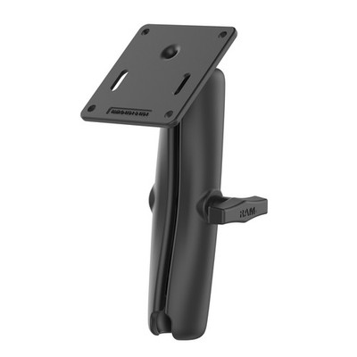 RAM Mount 75 x 75mm VESA Plate w/ 1.5'' Ball and Aluminum Double Socket Long Arm