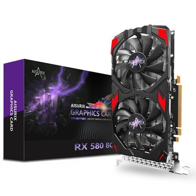 AISURIX RX 580 GPU 2048SP 8GB GDDR5, 256 Bit 2xDP 1xHDMI GAMING