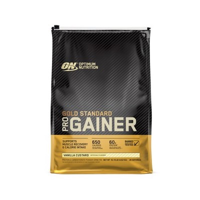 Weight Gainer Protein Powder Vanilla Custard 10.19 Pound Optimum Nutrition Gold