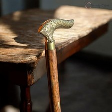 36-Inch Handmade Stylish Handle Wooden Walking Stick for Men, Women  Seniors