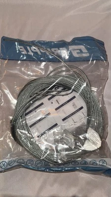 Gripple Wire Hanging Kit HF3-LG-20FT-4P 200 LBS With Clamped Loop, Hanging Parts