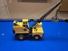 Mighty TONKA Mobile CRANE with Clam Bucket durable pressed steel