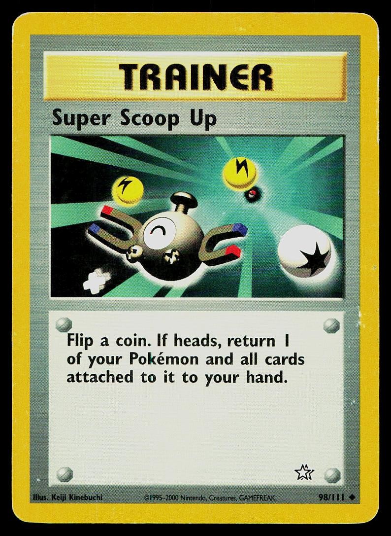 Pokemon Card Neo Genesis Super Scoop Up 98/111 Uncommon