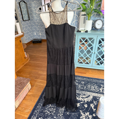 chinese dress ladies Auburn Lace Mesh Panel Maxi Dress S main image 0