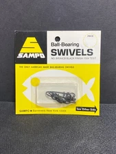 USA Made Sampo Ball-Bearing Coastlock Snap Swivel 150# Size 4 Pack of 2