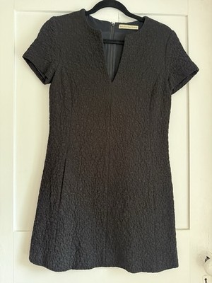 Balenciaga By Nicolas Ghesquiere Textured V-Neck Mini Dress, Circa 2008