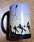 Disney Parks Mary Poppins Silhouette Coffee Mug 3D Embossed ~5" High~3" Diameter — photo 2